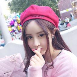 羊毛贝雷帽明星网红,明星网红的时尚宠儿